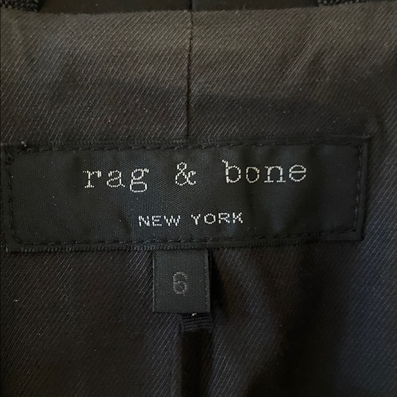 Rag & Bone black and white abstract print blazer size 6 pristine condition - Picture 7 of 13